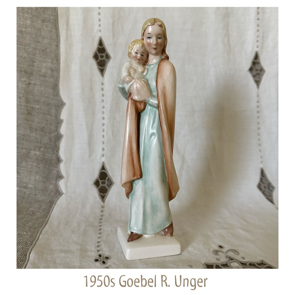 early Goebel R. Unger Madonna & Child figurine